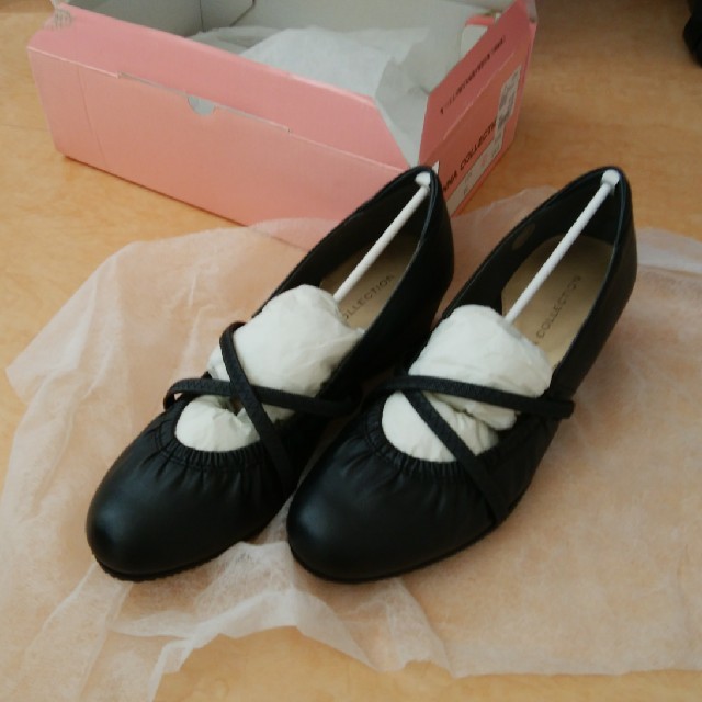 パンプス 黒 ブラック アンナコレクション レディースの靴/シューズ(ハイヒール/パンプス)の商品写真
