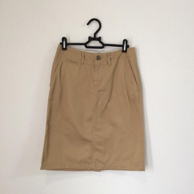 MUJI (無印良品)(ムジルシリョウヒン)の無印良品 チノスカート レディースのスカート(ひざ丈スカート)の商品写真