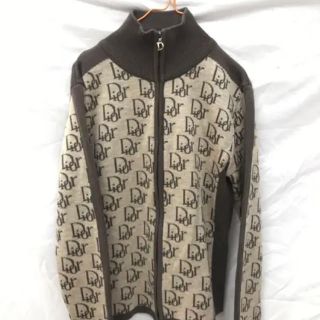 美品　Dior パーカー　トロッター　　全身トロッター　フランス製　総柄