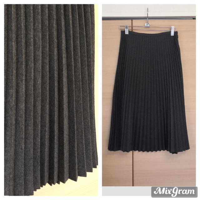 JILLSTUART(ジルスチュアート)の《美品》wool  細プリーツスカート レディースのスカート(ひざ丈スカート)の商品写真