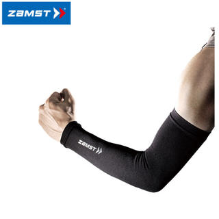 ザムスト(ZAMST)のZAMST ザムスト アームスリーブ  腕用スリーブ 両腕入り ブラック M(トレーニング用品)