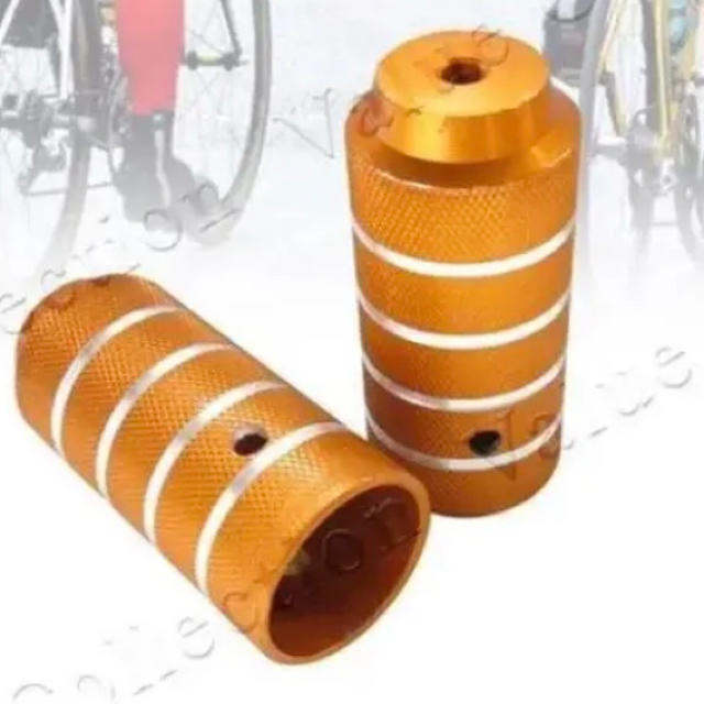 即買OK!極太アルミステップ4本セットBMX汎用ゴールド | フリマアプリ ラクマ
