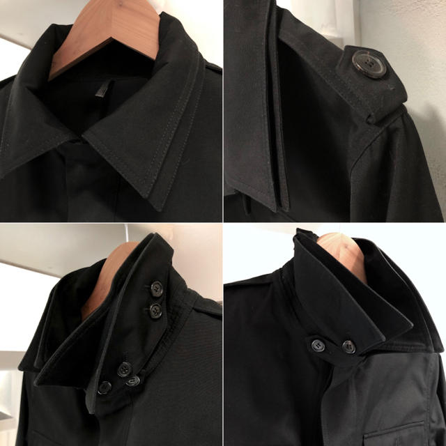 DIOR HOMME(ディオールオム)のUSED DIOR HOMME プレミア サファリジャケット ミリタリー 黒46 メンズのジャケット/アウター(ミリタリージャケット)の商品写真