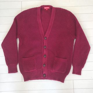 シュプリーム(Supreme)の supreme waffle cardigan (カーディガン)