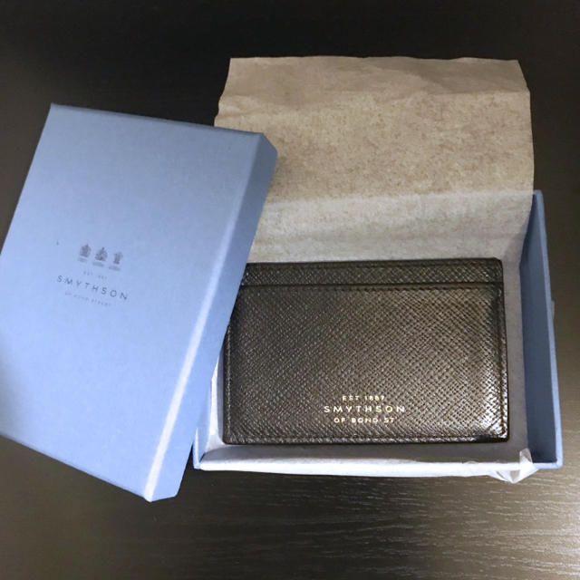 Smythson(スマイソン)のSMYTHSON スマイソン カードケース 定期入れ パスケース メンズのファッション小物(名刺入れ/定期入れ)の商品写真