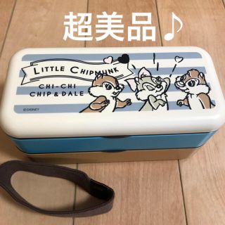 チップアンドデール(チップ&デール)の☆美品 CHIP & DALE チップ&デール お箸付き ランチボックス (弁当用品)