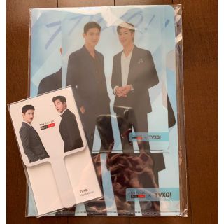 トウホウシンキ(東方神起)の東方神起　新羅免税店　クリアファイル＆ミラー(アイドルグッズ)