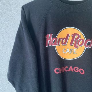 ヘインズ(Hanes)のHard Rock CAFE CHICAGO トレーナー(スウェット)