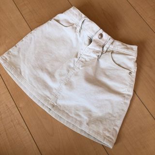 ユニクロ(UNIQLO)のユニクロ コーデュロイ ミニスカートSサイズ 110〜125cm(スカート)