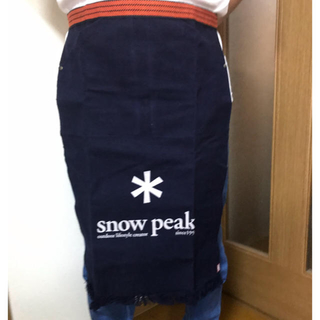 Snow Peak - スノーピーク ポイントギフト 前掛け 未使用の通販 by ...