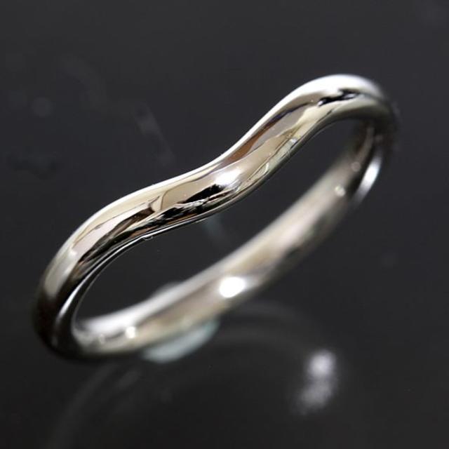 ティファニー TIFFANY&CO.カーブドバンド リング 9.5号 pt950 2022