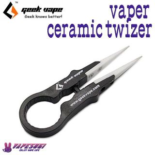 vape オープナー付き 絶縁 セラミックピンセット vaper(タバコグッズ)