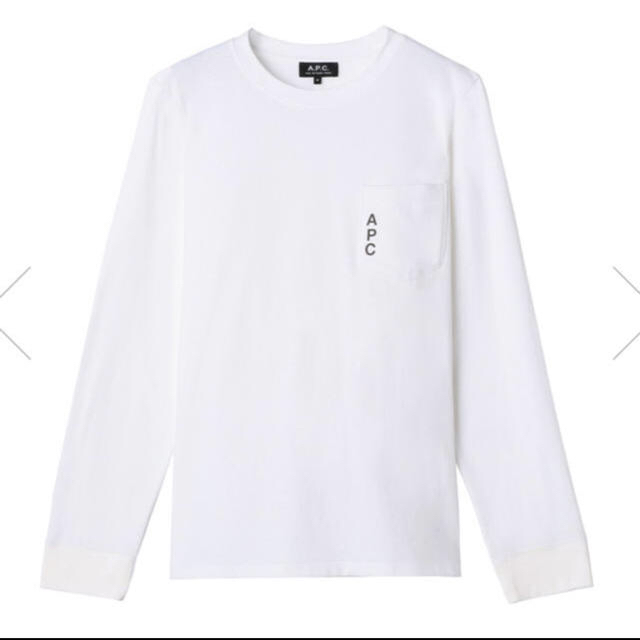 A.P.C ロゴ入りポケット付き長袖Tシャツ