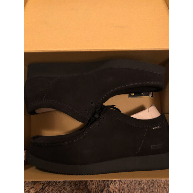 SUPREME Clarks GTX Wallabee Black 26.5cm