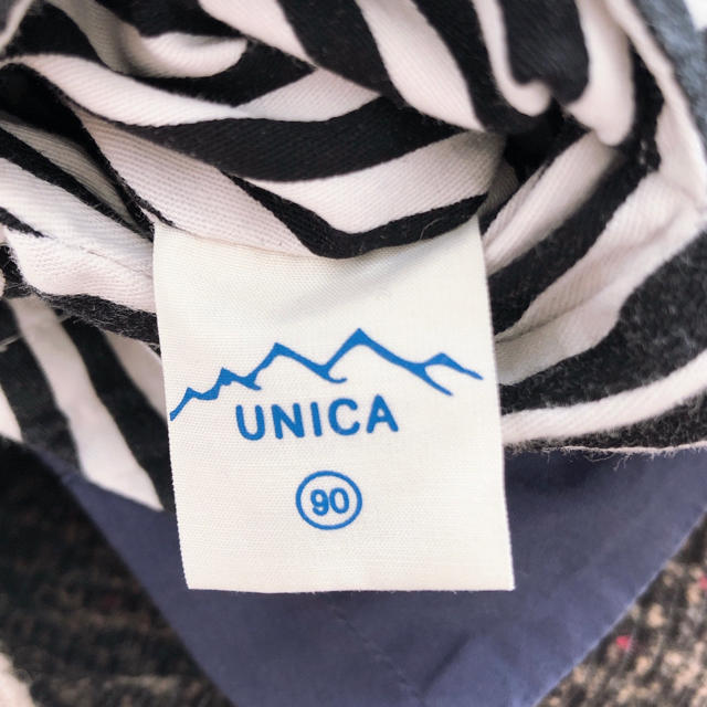 UNICA(ユニカ)のUNICA ストライプスカラップスカート キッズ/ベビー/マタニティのキッズ服女の子用(90cm~)(スカート)の商品写真