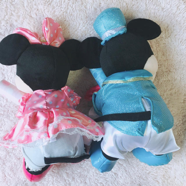 ミッキーマウス(ミッキーマウス)の電報ぬいぐるみ　ミッキー&ミニー エンタメ/ホビーのおもちゃ/ぬいぐるみ(ぬいぐるみ)の商品写真