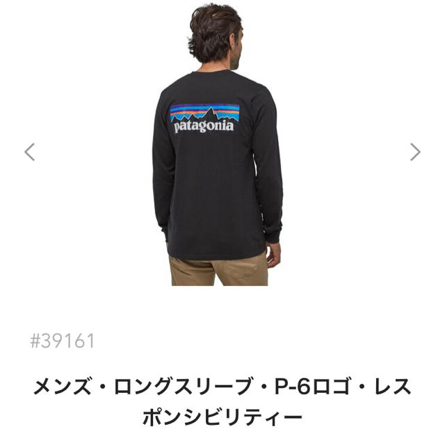 本日発送！新品　Patagonia ロンT XSTシャツ/カットソー(七分/長袖)