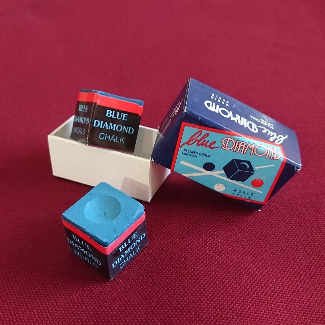 BlueDiamond（ブルーダイアモンド）ビリヤードチョーク2個セット エンタメ/ホビーのテーブルゲーム/ホビー(ビリヤード)の商品写真
