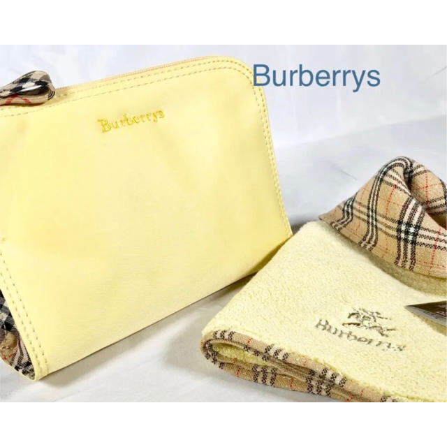 BURBERRY(バーバリー)のBurberry バーバリー ポーチ&ハンカチ(タグ付き)2点セット レディースのファッション小物(ポーチ)の商品写真