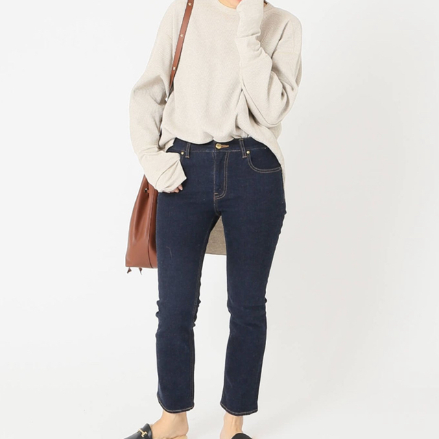 DEUXIEME CLASSE(ドゥーズィエムクラス)のドゥーズィエムクラス  just fit denim 36 レディースのパンツ(デニム/ジーンズ)の商品写真