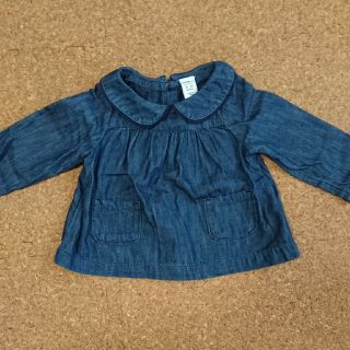 ベビーギャップ(babyGAP)のgap デニムチュニック 70 75 80 ワンピース(ワンピース)