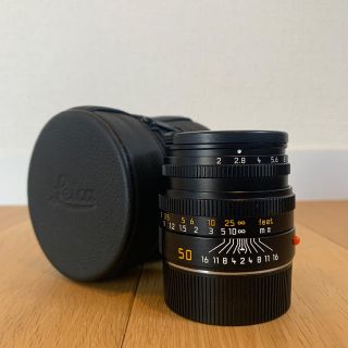 ライカ(LEICA)のsummicron M 50mm F2 レンズフード組込 ブラック(レンズ(単焦点))