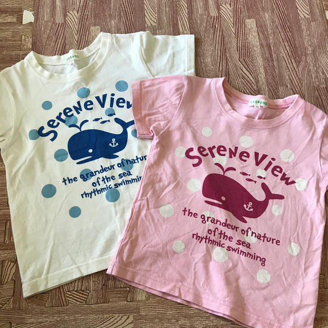 クジラ柄 Tシャツ お揃い