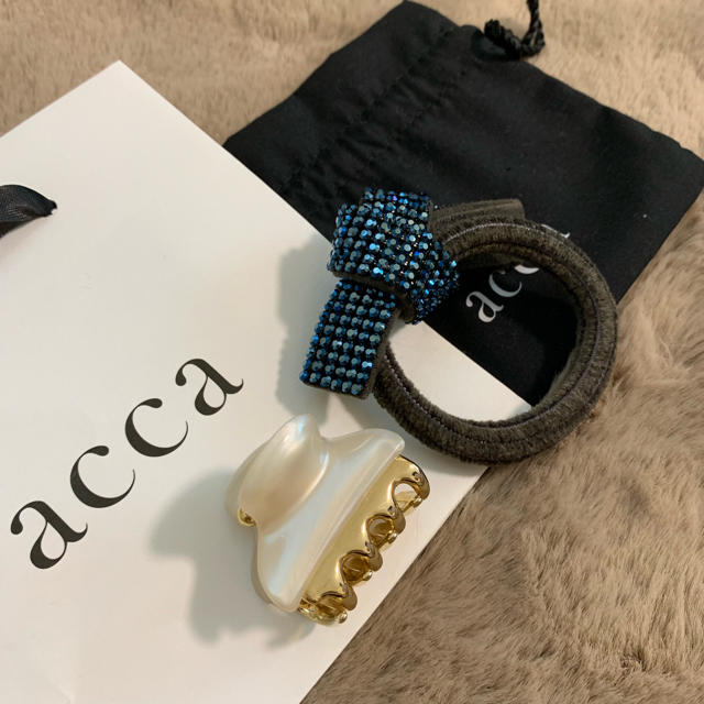 acca(アッカ)のacca リボンゴムのみ レディースのヘアアクセサリー(ヘアゴム/シュシュ)の商品写真