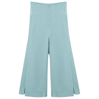 ザラ(ZARA)のスリット入り ガウチョパンツ ワイドパンツ(カジュアルパンツ)