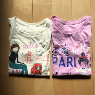 ギャップキッズ(GAP Kids)のGap kids 長袖Ｔシャツ 140㎝ 2枚おまとめ(Tシャツ/カットソー)