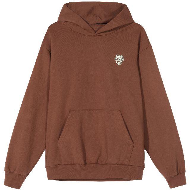 Girls Don't Cry LOGO HOODY BROWN Msize メンズのトップス(パーカー)の商品写真