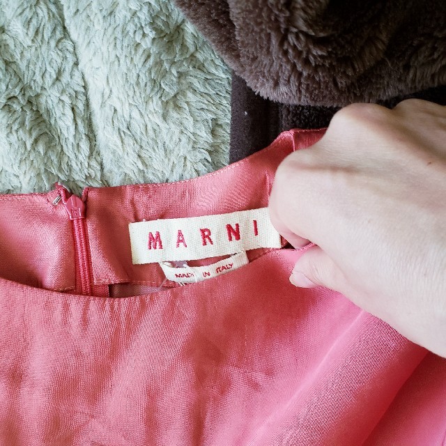 Marni(マルニ)のマルニバイカラーワンピースシルク レディースのワンピース(ミニワンピース)の商品写真