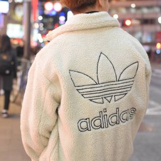 アディダス(adidas)のアディダス ボア ジャケット(ブルゾン)