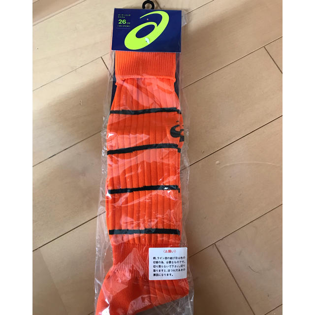 asics(アシックス)のサッカー用ソックス 26cm（25-27cm）新品 スポーツ/アウトドアのサッカー/フットサル(その他)の商品写真