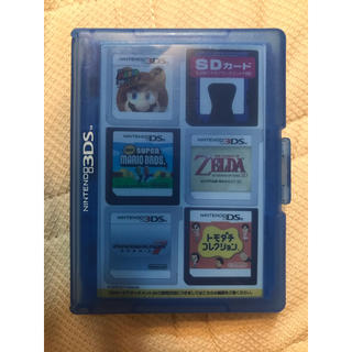 ニンテンドー3DS(ニンテンドー3DS)のカードケース12 for ニンテンドー3DS ブルー(携帯用ゲームソフト)