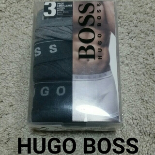 ヒューゴボス(HUGO BOSS)の【新品】 HUGO BOSS ボクサーパンツ ３枚セット(ボクサーパンツ)