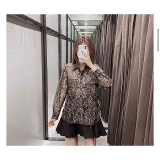 ザラ(ZARA)の719★秋冬 ヒョウ柄 シャツ ブラウス(シャツ/ブラウス(長袖/七分))