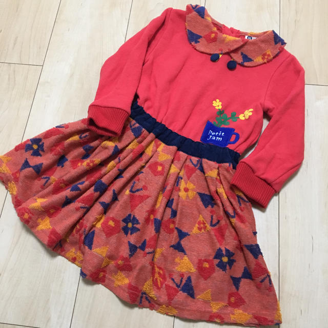 Petit jam(プチジャム)のプチジャム  ワンピース95cm♡ キッズ/ベビー/マタニティのキッズ服女の子用(90cm~)(ワンピース)の商品写真