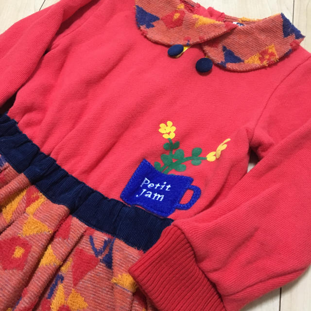 Petit jam(プチジャム)のプチジャム  ワンピース95cm♡ キッズ/ベビー/マタニティのキッズ服女の子用(90cm~)(ワンピース)の商品写真