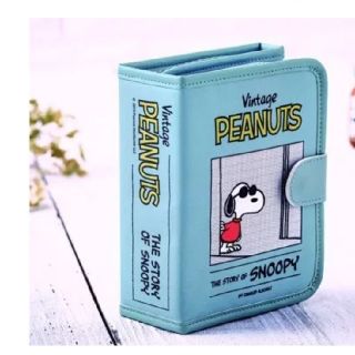 スヌーピー(SNOOPY)の未使用　スヌーピー 飾って収納できる！ブック型ポーチ(ポーチ)