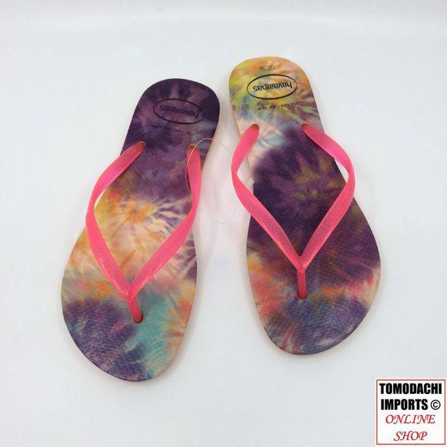 havaianas(ハワイアナス)のHAVAIANAS  SLIM TIE-DYE ビーチ サンダル レディースの靴/シューズ(サンダル)の商品写真