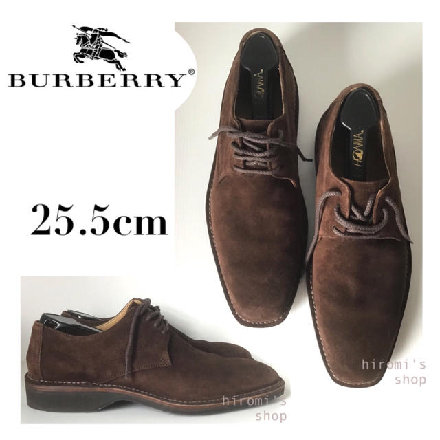 BURBERRY(バーバリー)の【美品】バーバリー メンズ ビジネス ドレスシューズ 茶色 スエード ブラウン メンズの靴/シューズ(ドレス/ビジネス)の商品写真