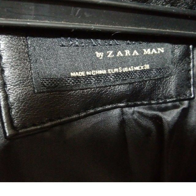 ZARA(ザラ)のザラ　レザー調ジャケット メンズのジャケット/アウター(レザージャケット)の商品写真