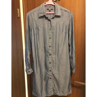 ユニクロ(UNIQLO)のポケット付きロングシャツ(シャツ/ブラウス(長袖/七分))