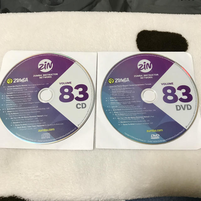 ズンバ ZUMBA zin83 CD&DVD