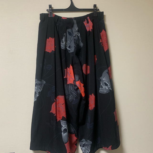 新品 Yohji Yamamoto 18ss スカルローズ ラップパンツ