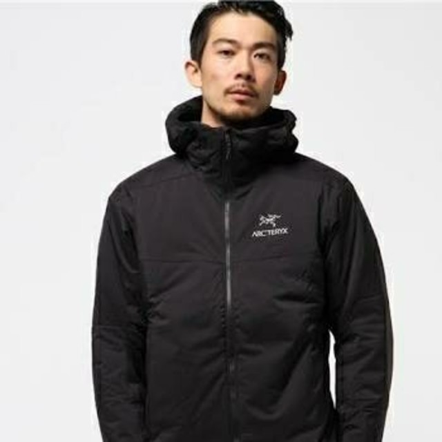 新品未使用 アークテリクス アトムARフーディー ブラック MサイズARC