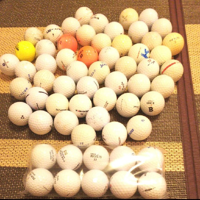 ロストボール50球と新品10球  計60球 スポーツ/アウトドアのゴルフ(その他)の商品写真