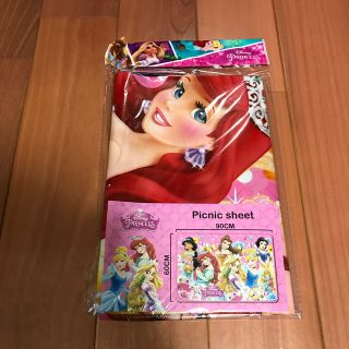 ディズニー(Disney)のディズニー　プリンセス　レジャーシート  ピンク(弁当用品)