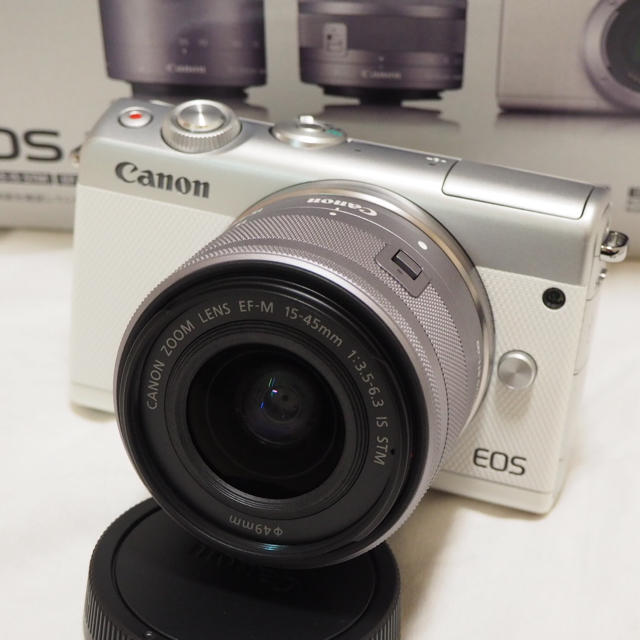 さな様専用☆Canon EOS M100 レンズキット ホワイト 全てのタイム ...